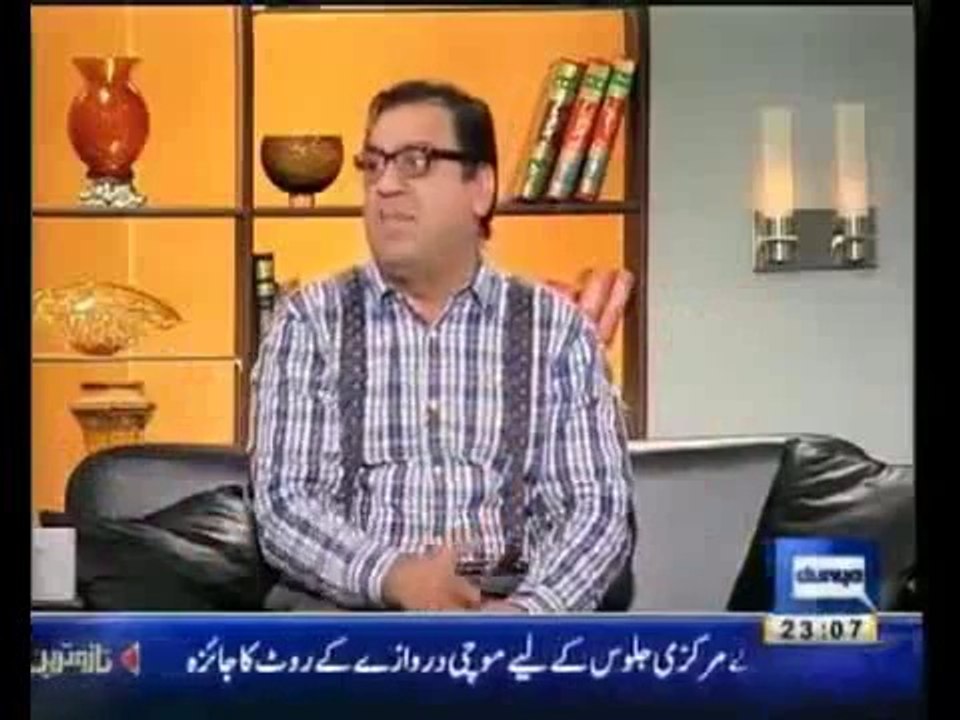 Hasb e Haal 25 January 2014,  Dunya News , azizi Hasb e Haal clip 13