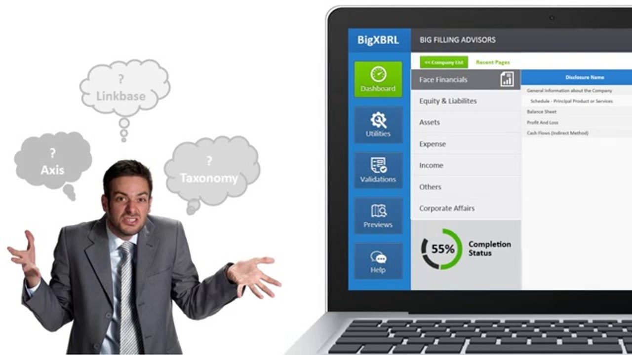 XRBL Software Demo, MCA XRBL Filing Demo-bigXBRL