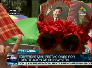Simpatizantes y críticos de Shinawatra se disputan plazas de Bangkok