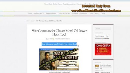 War Commander Hack Tool (2014 Updated) No Survey Download