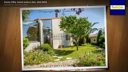 Vente Villa, Saint-estève (66), 268 000€