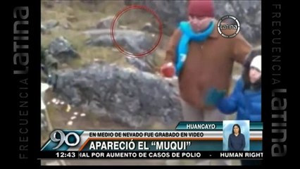 Huancayo- Aparición de 'muqui' causa pánico en medio de nevado