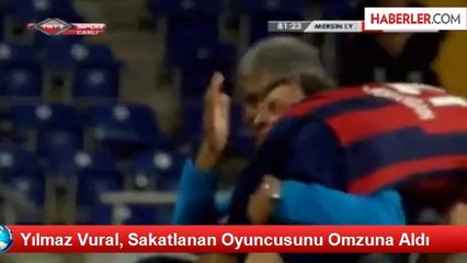 Yılmaz Vural, Sakatlanan Oyuncusunu Omzuna Aldı