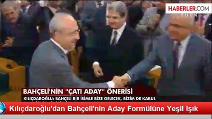 Kılıçdaroğlu'dan Bahçeli'nin Aday Formülüne Yeşil Işık