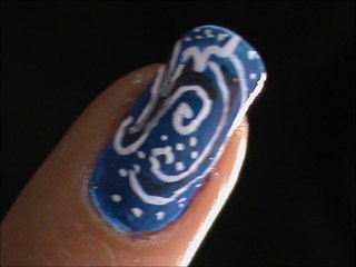 Abstract nail art designs