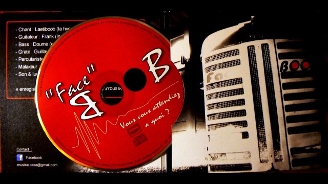 Concert Var FACEBOOB au Bucéphale Draguignan & l' espace des activités de Flayosc Groupel composé de :Laeti Chanteuse Djé Batteur, Doumé Bassiste,Guillaume Guitariste, Romain Percussionniste et Guitariste, Franck Guitariste et Chanteur, Dracénie Var