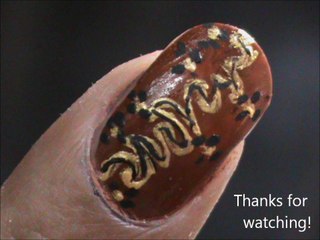 Fun spiral nail art designs