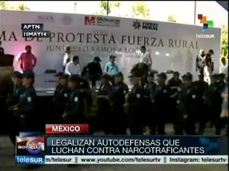 Nada más tres mil autodefensas michoacanos ya son guardias rurales