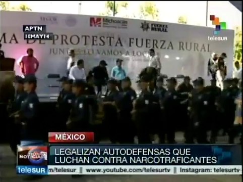 Nada más tres mil autodefensas michoacanos ya son guardias rurales