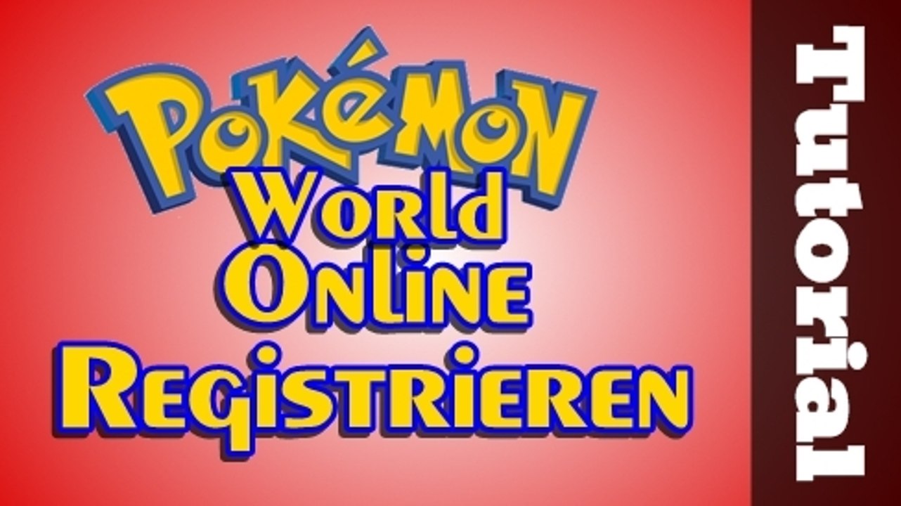 Tutorial Pokemon World Online - Wie Registriere ich mich richtig