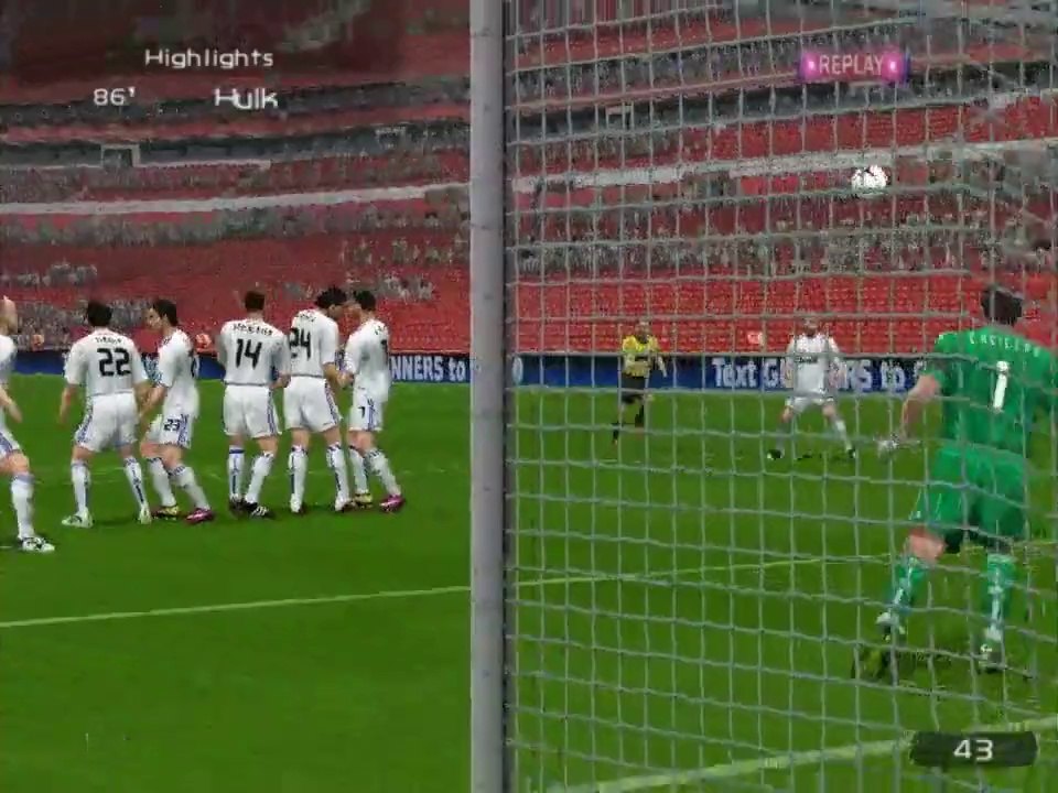 PES 6 - Hulk frikik gol! (Bu da 90)
