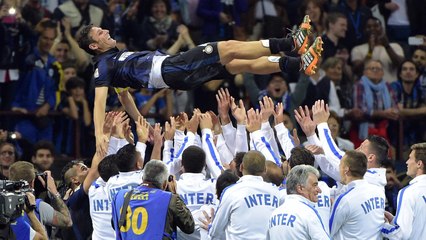 Ovation pour le dernier match de Javier Zanetti à San Siro