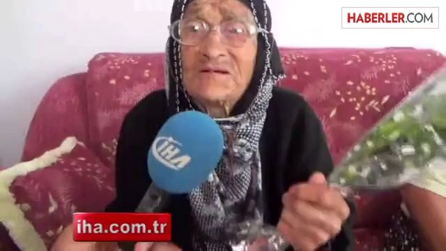 110 Yaşındaki Zeliha Nineye Anneler Günü Kutlaması