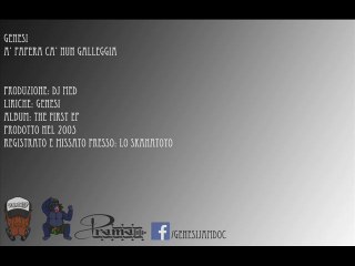 Genesi - A' Papera Cà Nun Galleggia