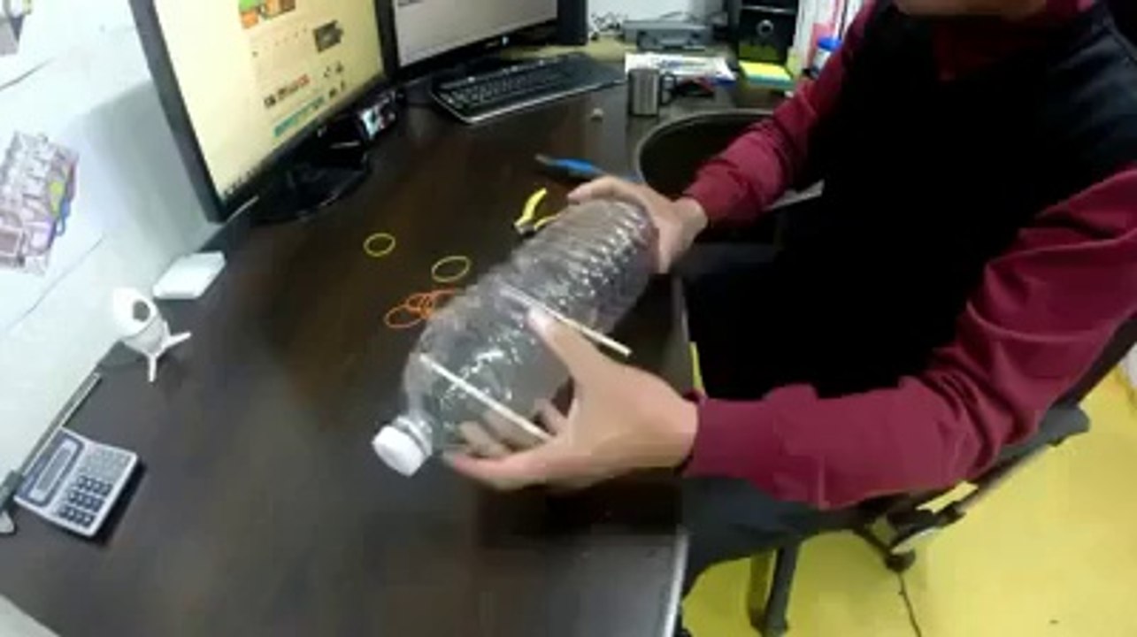 plastic bottle mouse trap.