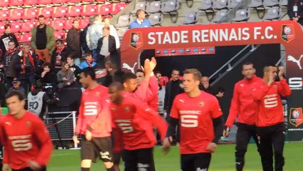 10/05/14 : SRFC-FCSM : arrivée à l'échauffement