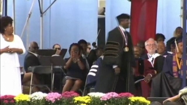 Puff Daddy gets a degree: Dr Sean Combs picks up doctorate