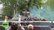 Mariupol Shooting Ukrainian forces open fire at civilians