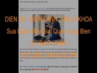 Sửa chữa máy giặt tại quận Long Biên, Hà Nội