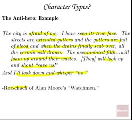 Characterization in Literature