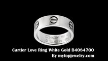 Cartier Love Ring - Cartier Love Ring White Gold B4084700