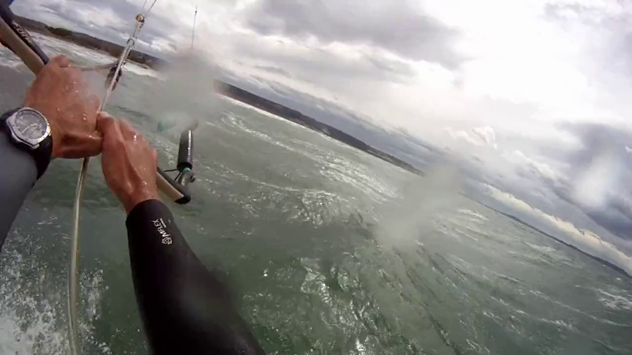 Montage kite-windsurf Jaï 02/05/2014 avec Alexis