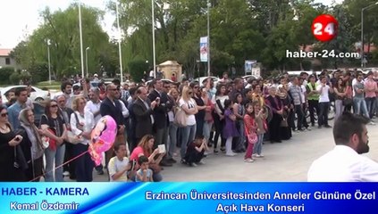 Erzinan Üniversitesinden Üniversiteden Anneler Gününe Özel Açık Hava Konser