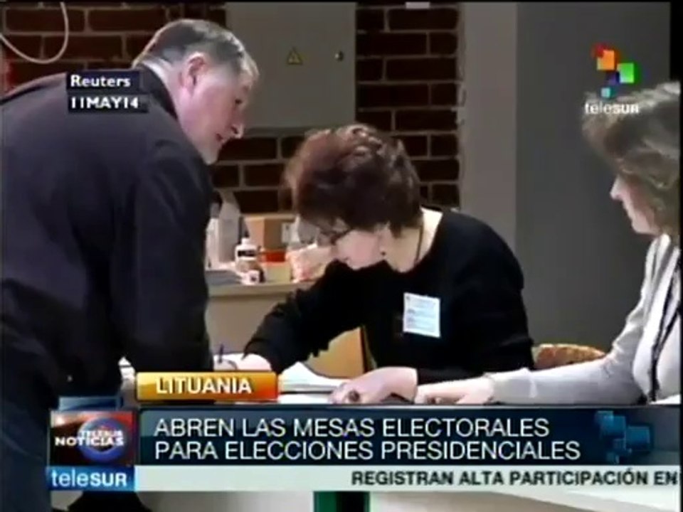 Lituania realiza elecciones presidenciales
