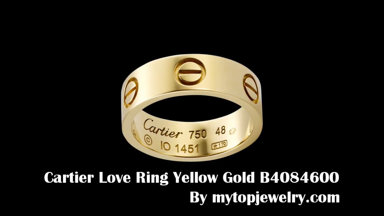 Cartier Love Ring Yellow Gold B4084600 