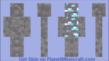 Minecraft skin #1: Diamond Ore Man