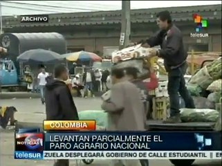 Para dialogar el gobierno colombiano pide a campesinos unan demandas