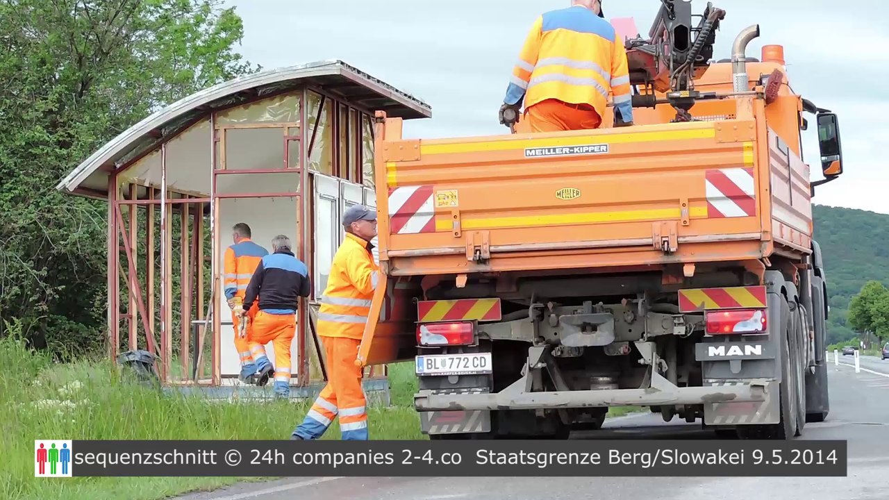 Abbau der Grenzeinrichtungen Österreich und Slowakei schreiten voran