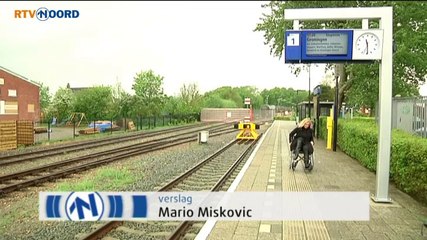 Ik was halverwege het perron, toen de trein wegreed - RTV Noord