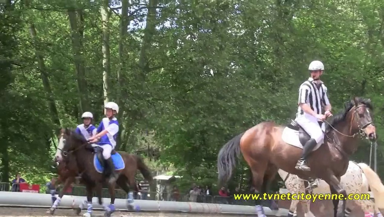 "Le Horse ball"; équilibre, souplesse et combat à Buisson Rond