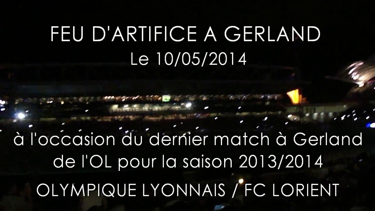 FEU D'ARTIFICE A GERLAND