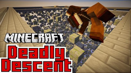 DEADLY DESCENT 4 Hat-trick attempt Minecraft Mini Game Play