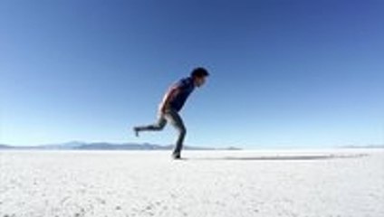 Amazing Salt Flat Acrobatics