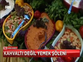 Antep kahvaltısı değil adeta yemek şöleni