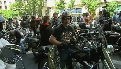Cientos de Harleys toman Madrid