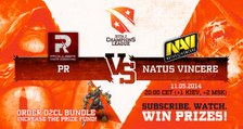 NaVI vs PR game 1 @ D2CL Season 3 (Russian)