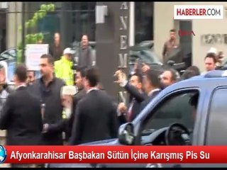 Afyonkarahisar Başbakan Sütün İçine Karışmış Pis Su