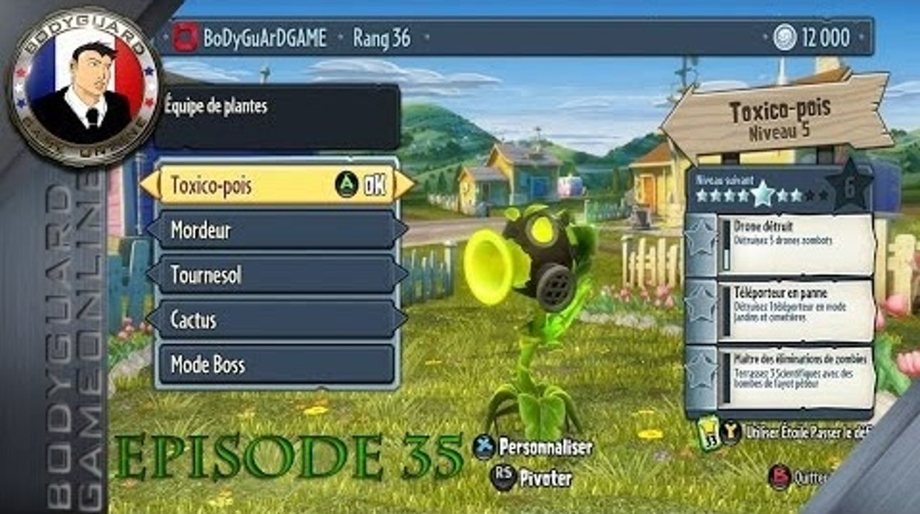 Plants vs Zombies Garden Warfare Let's Play Épisode 35 Jeu Rigolo Objectif 100