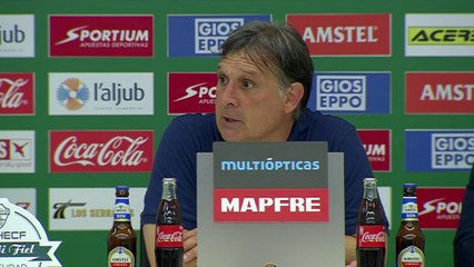 Martino pide el apoyo de su afición para la final en casa