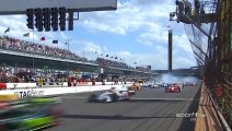 Enorme Carsh pendant le Grand Prix IndyCar d'Indianapolis 2014- Mauvais départ!