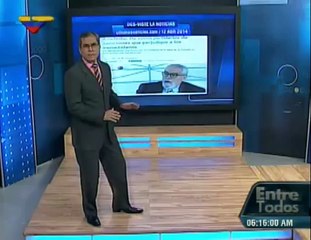 (Vídeo) Entre Todos con Luis Guillermo García del día 12.04.2014 (1/5)