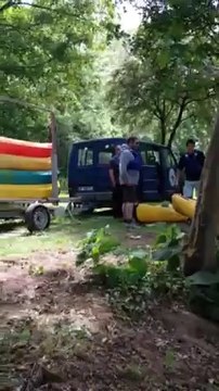 Départ canoë 10 KM Auvergne Loisirs Pont du Château