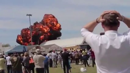 Uçağın düşme anı