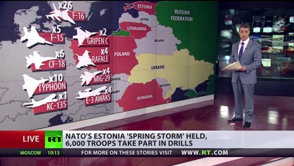 'Spring Storm': NATO masses troops, hardware in Baltics to stage huge wargames