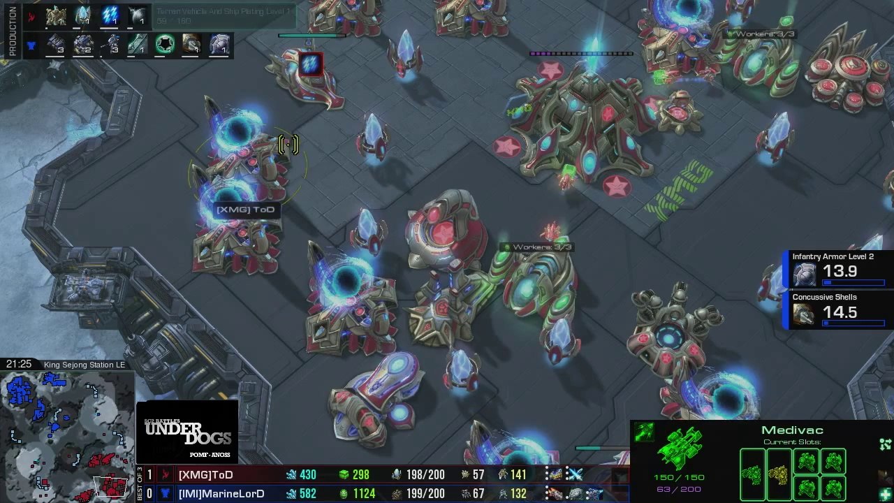 [S08E02] UnderDogs du 05/05/2014 - ¼ de finale - ToD vs MarineLorD - Map 2