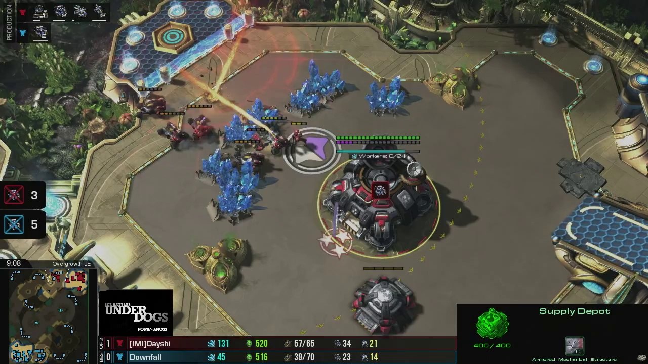[S08E02] UnderDogs du 05/05/2014 - ¼ de finale - Downfall vs Dayshi - Map 2